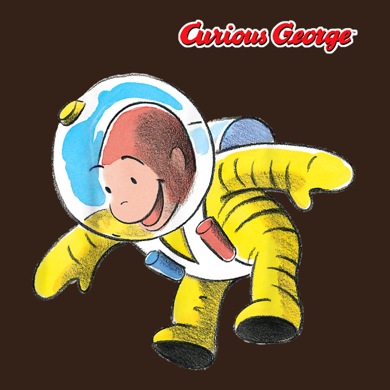 Curious George Happy Astronaut Portrait T Shirt Heavy Core Tee by linhVisuals | Teevron