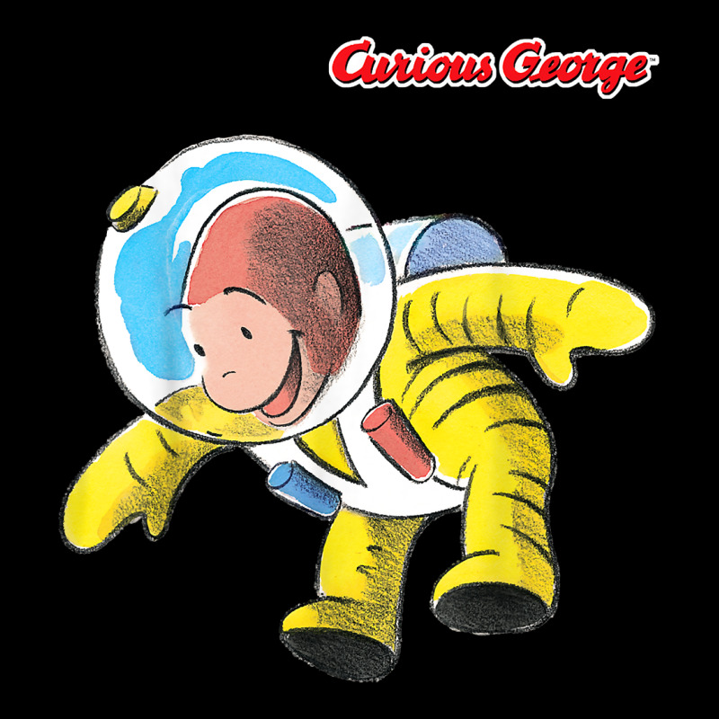 Curious George Happy Astronaut Portrait T Shirt Heavy Core Tee by linhVisuals | Teevron