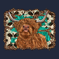 Highland Cow Western Background Premium Sweatshirt | Teevron