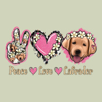 Peace Love Labrador Heavyweight Hoodie | Teevron