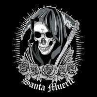 Santa Muerte Female Deity Mexican Satanic Dead Sugar Skull Tank Top Heavy Core Tee | Teevron