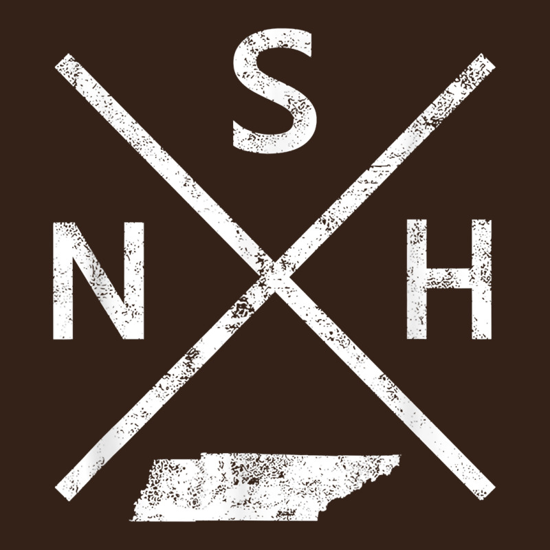 Vintage Nashville Retro Nsh Cross T Shirt Heavy Core Tee by linhVisuals | Teevron