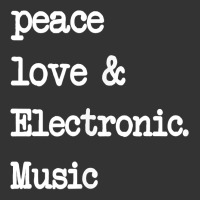 peace love & electronic music  edm techno t shirt | Teevron