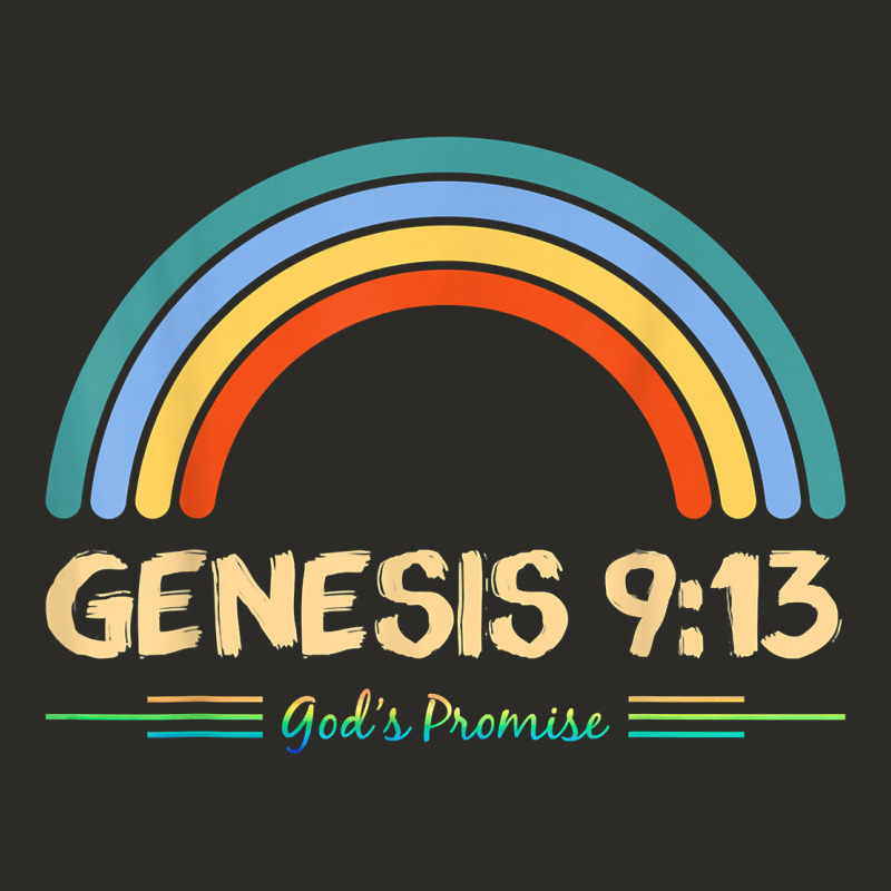 Genesis 913 God's Promise Faithfully Rainbow Bible Verse T Shirt Heavy Core Tee by linhVisuals | Teevron