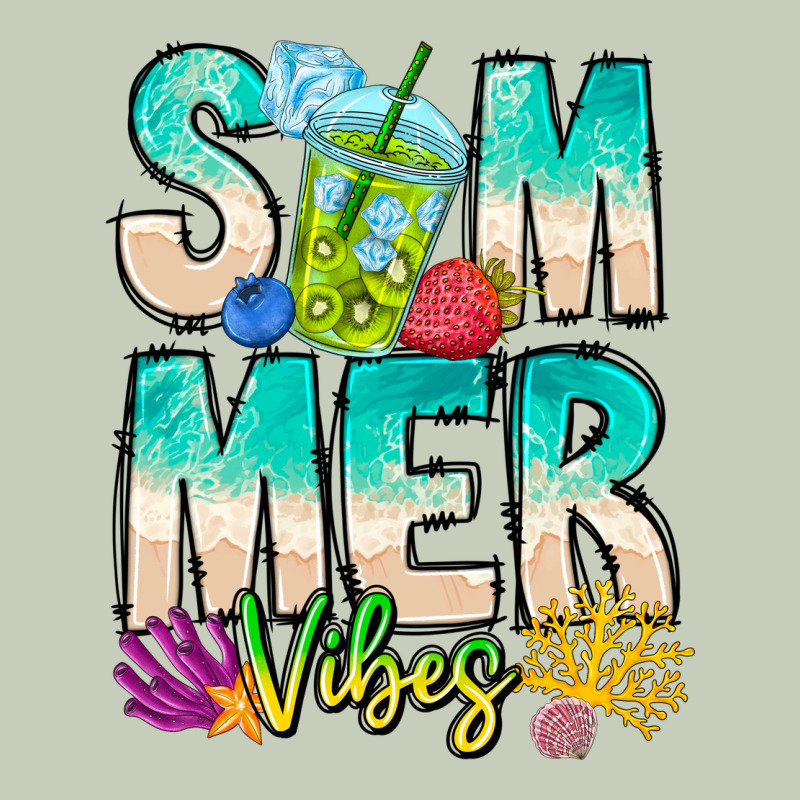 Summer Vibes Ladies Tee by CowhideDigitalArt | Teevron
