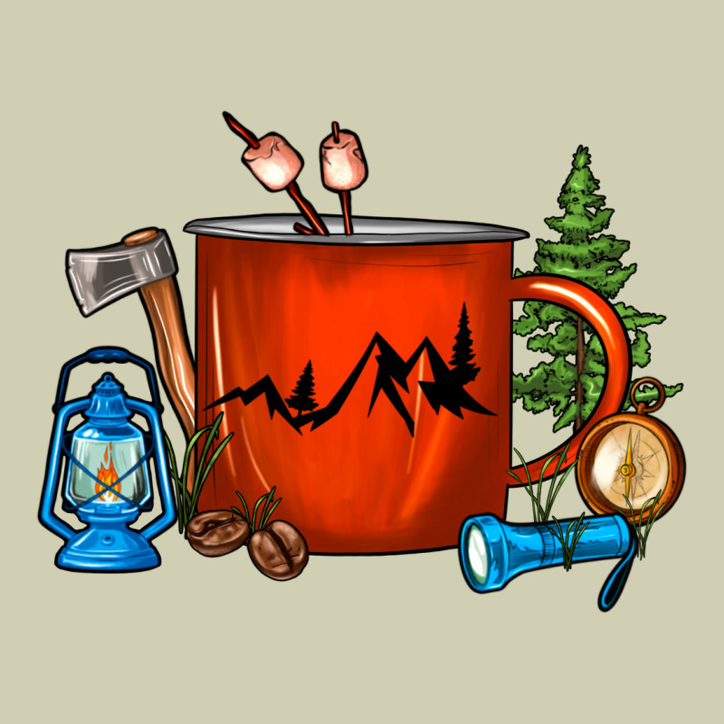 Camper Coffee Cup Heavy Core Tee by FaDigitalArtStudio | Teevron