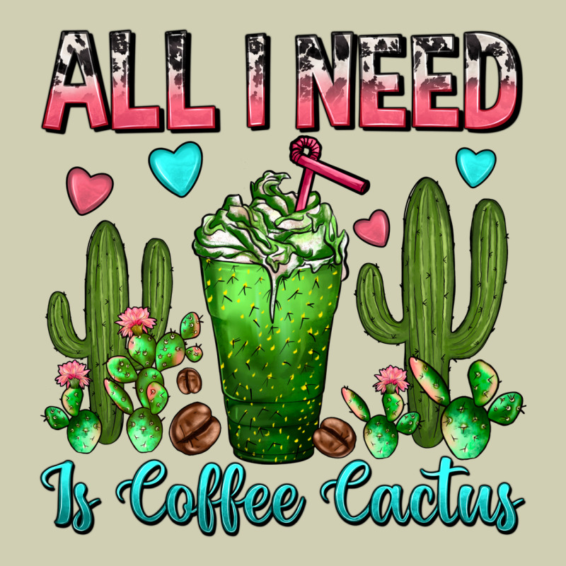 All I Need Is Coffee Cactus Frappe Heavy Core Tee by FaDigitalArtStudio | Teevron