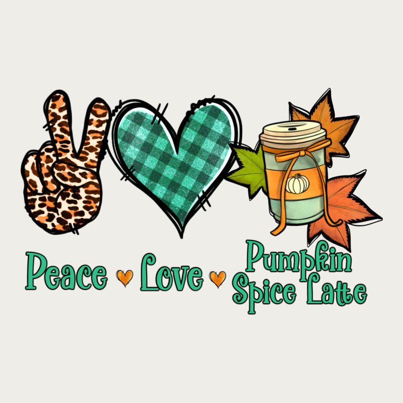 Peace Love Pumpkin Spice Latte Zipper Hoodie by Jasminsmagicworld | Teevron