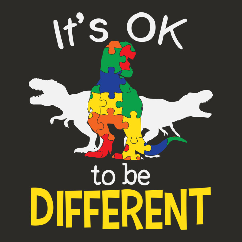 It’s Ok To Be Different Autism Dinosaur Heavy Core Tee by linhVisuals | Teevron
