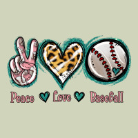 Peace Love Baseball Heavyweight Hoodie | Teevron