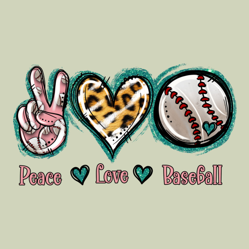 Peace Love Baseball Heavyweight Hoodie by Jasminsmagicworld | Teevron