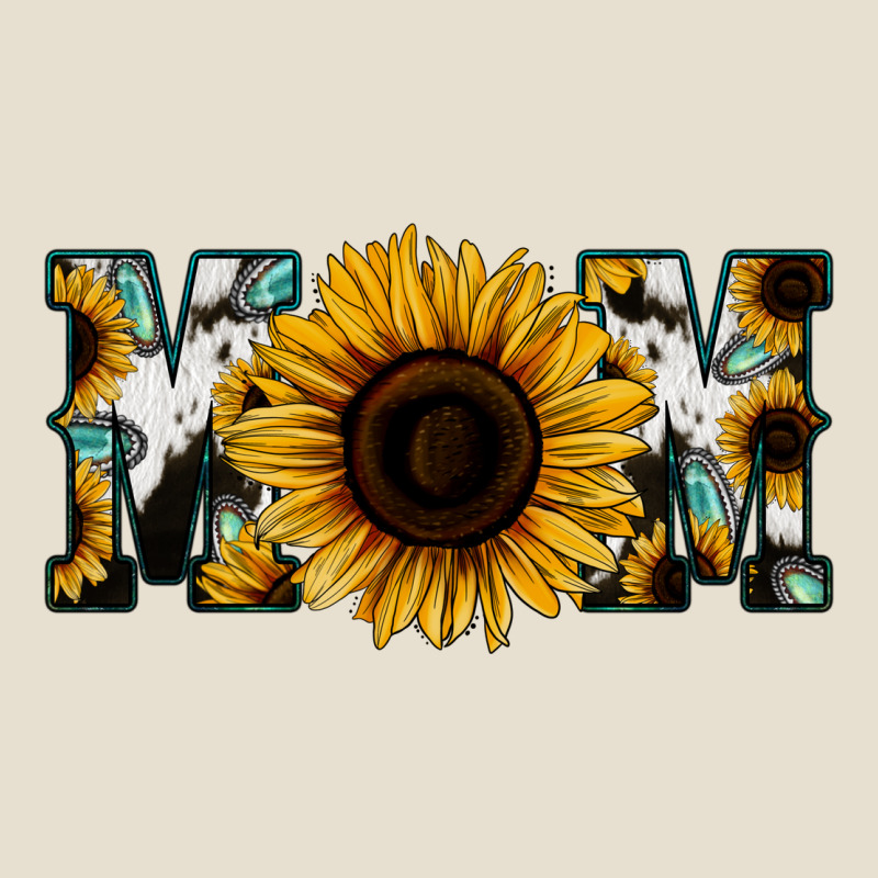 Sunflower Cowhide Mom Urban Heavy Tee by Jasminsmagicworld | Teevron