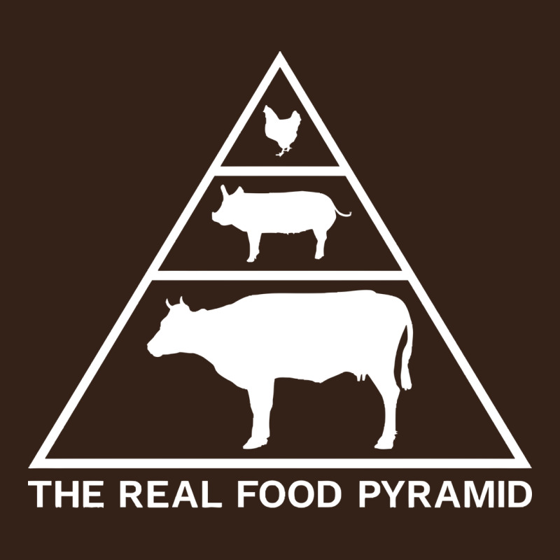 The Real Food Pyramid Carnivore Heavy Core Tee by linhVisuals | Teevron