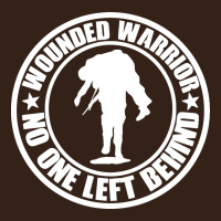 Wounded Warrior No One Left Behind War Veteran Heavy Core Tee | Teevron