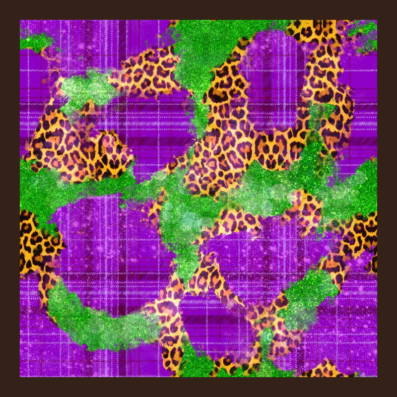 Mardi Gras Leopard Seamless Pattern Heavy Core Tee by FaDigitalArtStudio | Teevron