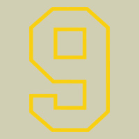Number #9 Sports Jersey Uniform Heavy Core Tee | Teevron