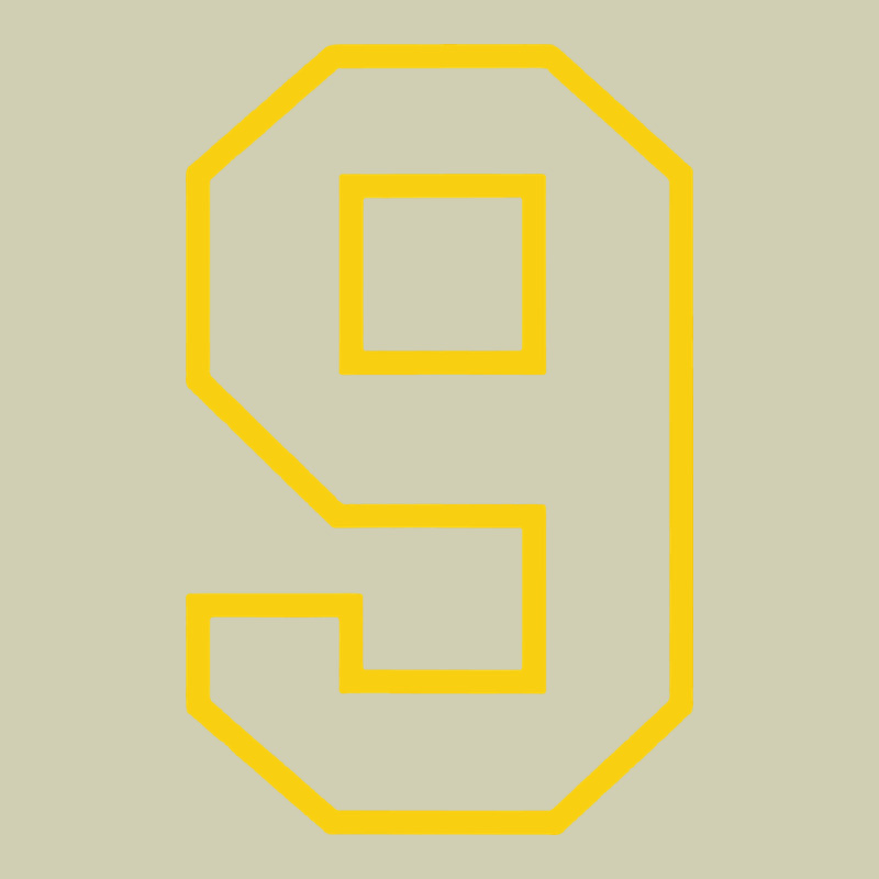 Number #9 Sports Jersey Uniform Heavy Core Tee by linhVisuals | Teevron