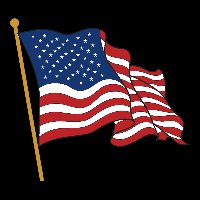 American Flag Heavy Core Tee by linhVisuals | Teevron