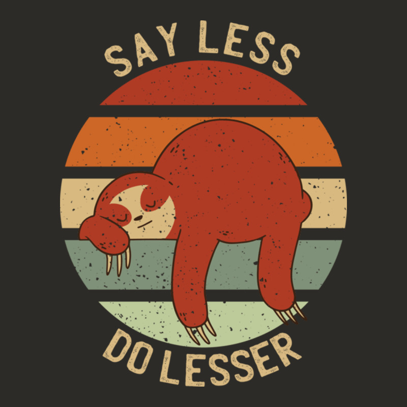 Say Less Do Lesser Funny Sloth Heavy Core Tee by linhVisuals | Teevron