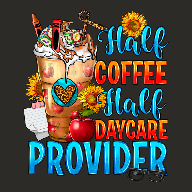 Half Coffee Half Daycare Provider Heavy Core Tee by FaDigitalArtStudio | Teevron