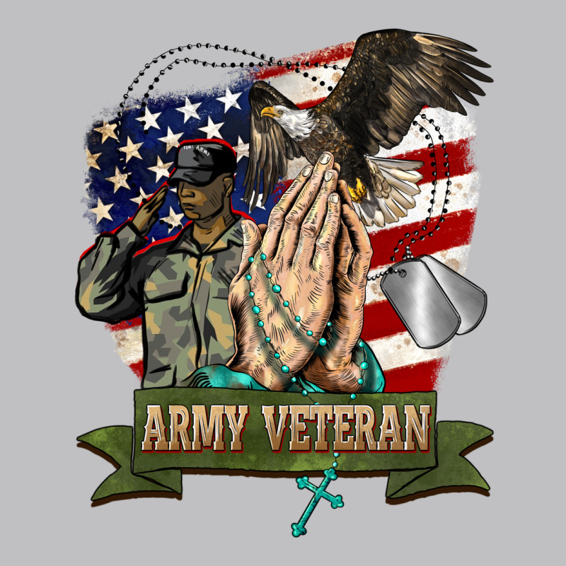 Army Veteran  Pray Classic Tee by BarkalooDesign | Teevron