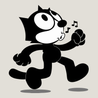 Felix The Black Cat Music Heavy Core Tee | Teevron