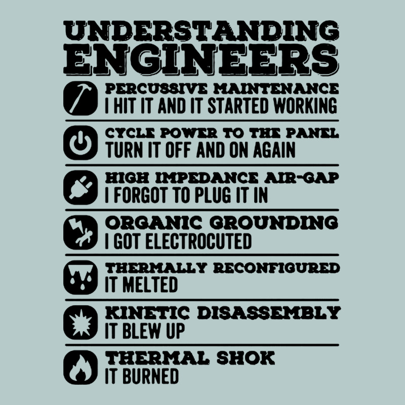 Understanding Engineers Funny Heavy Core Tee by linhVisuals | Teevron