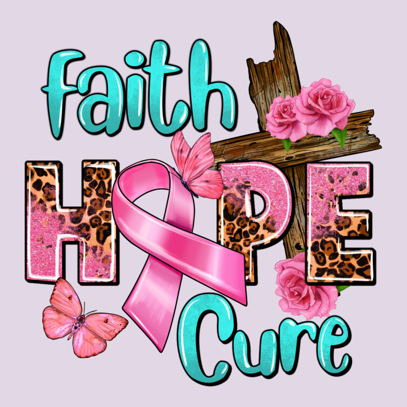 Faith Hope Cure Breast Cancer Classic Tee by FaDigitalArtStudio | Teevron