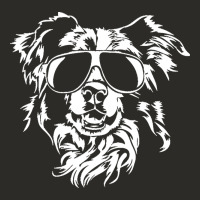 Border Collie Dog T  Shirt Border Collie With Sunglasses Cool Dog T  S Heavy Core Tee | Teevron