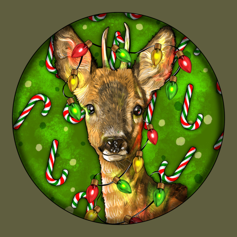 Red Brocket Deer Christmas Vintage Tee by LillyAllenDesigns | Teevron