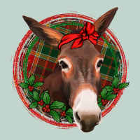 Christmas Donkey With Bandana Zipper Hoodie | Teevron