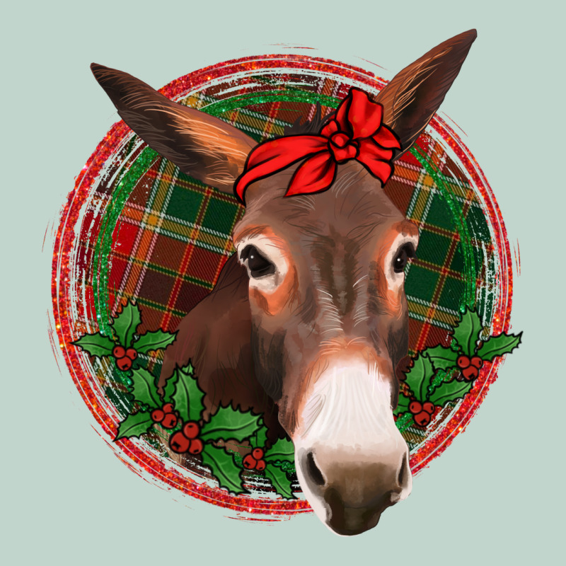 Christmas Donkey With Bandana Zipper Hoodie by Jasminsmagicworld | Teevron