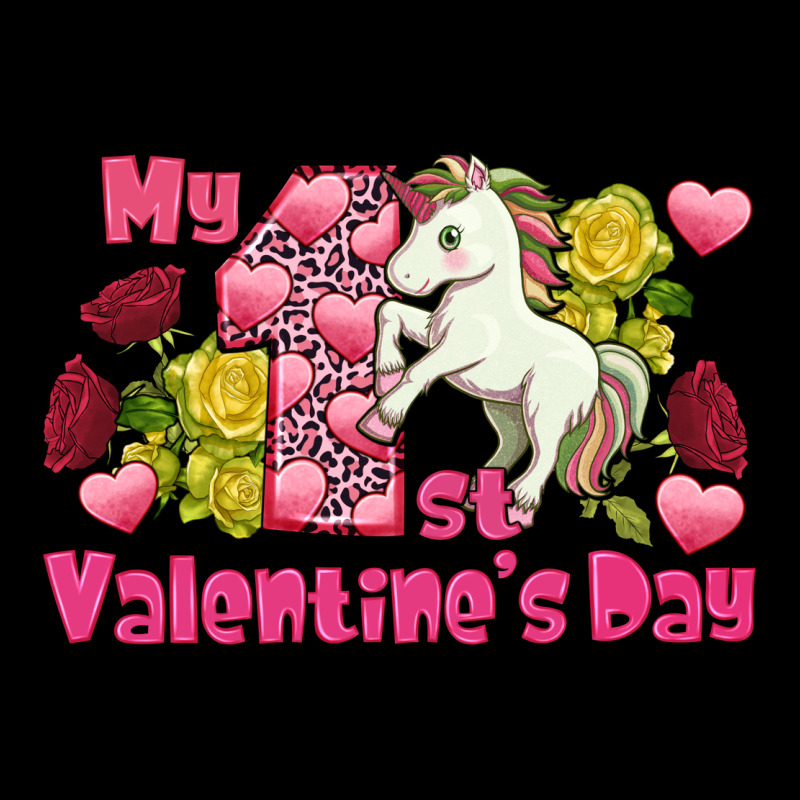 My First Valentine's Day Unicorn Premium Tee by FaDigitalArtStudio | Teevron