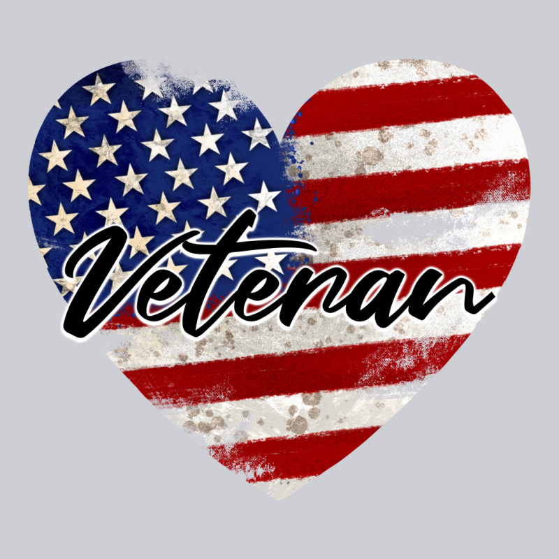 Veteran Heart American Flag Classic Tee by BarkalooDesign | Teevron