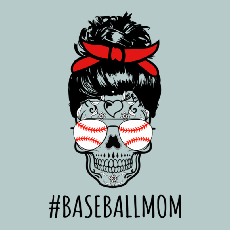 Baseball Mom Skull Heavy Core Tee by linhVisuals | Teevron