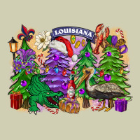 Christmas Louisiana Mardi Gras Trees Heavy Core Tee | Teevron