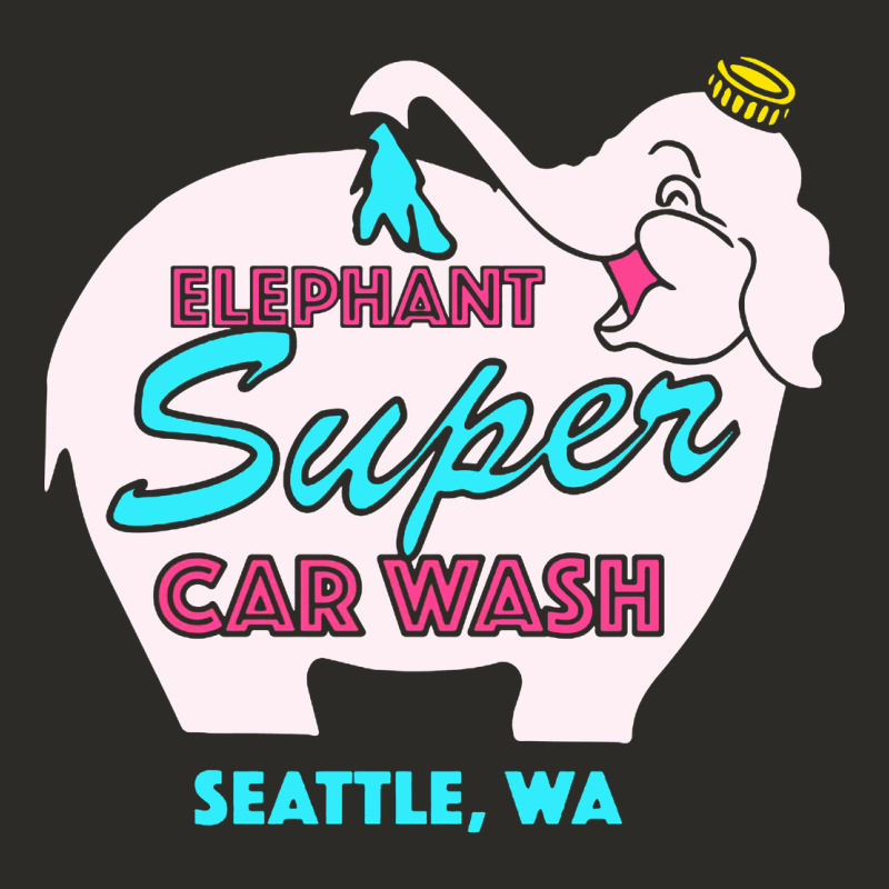 Pink Elephant Car Wash Heavy Core Tee by linhVisuals | Teevron