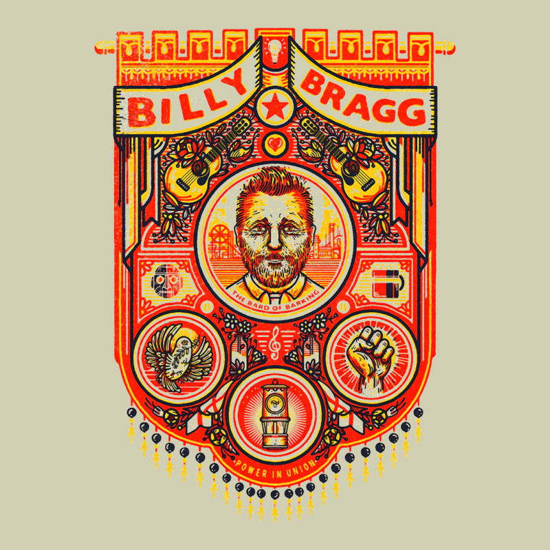 Billy Bragg Müsic Heavy Core Tee by linhVisuals | Teevron