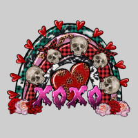 Skull Xoxo Rainbow Valentine's Day Premium Tee | Teevron