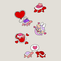 Valentines Day Turtles Heavy Core Tee | Teevron