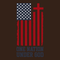 American Flag One Nation Under God Heavy Core Tee | Teevron