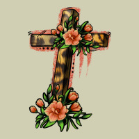 Flower Cross Heavy Core Tee | Teevron