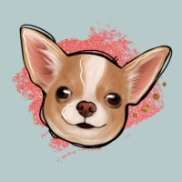 Chihuahua Pink Glitter Heavy Core Tee | Teevron