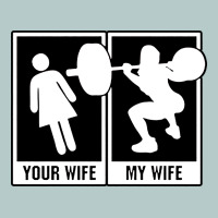 Your Wife My Wife Weightlifting Heavy Core Tee | Teevron