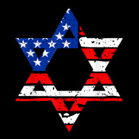 Hanukah American Flag Star Of David   Jewish Chanukah T Shirt Heavy Core Tee | Teevron
