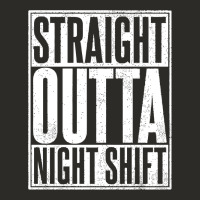 Straight Outta Night Shift Heavy Core Tee | Teevron