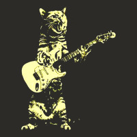 Cat Playing Guitar Heavy Core Tee | Teevron