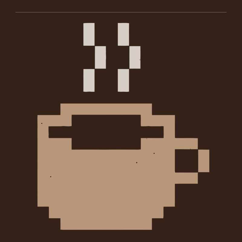 Pixel Coffee Heavy Core Tee by linhVisuals | Teevron