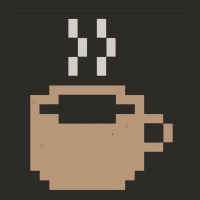 Pixel Coffee Heavy Core Tee | Teevron