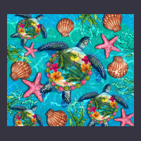 Turtle Summer Seashells Starfish Seaweed Vintage Hoodie | Teevron